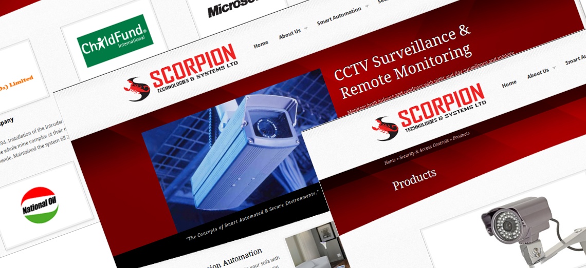 Recent Projects - Scorpion Technologies Website (visit website at http://scorpion.co.ke)